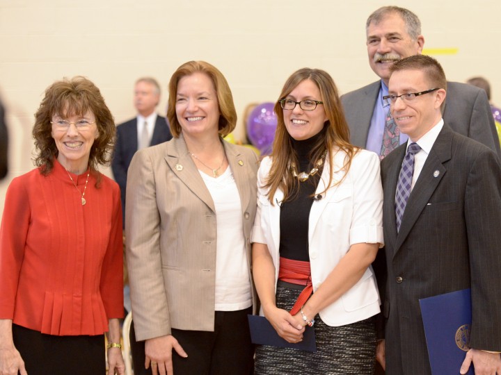 Sarah Franko with state representatives