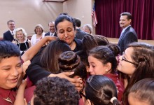 Shalini Sharma students hug