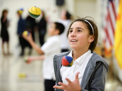 Shannon Ryan students juggle