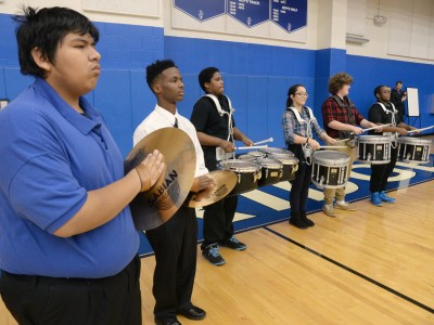 Shortridge HS drum corps