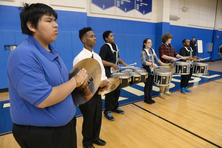 Shortridge HS drum corps