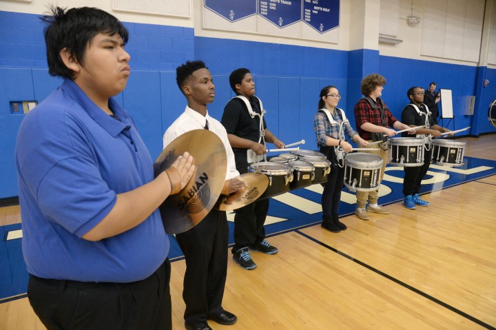 Shortridge HS drum corps