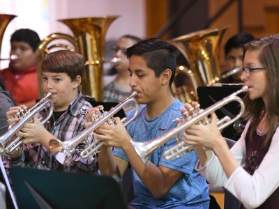 Slaton 2017 school band performs