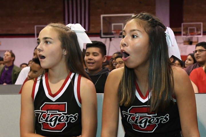 Slaton 2017 students surprised at 25000