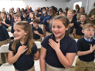 Slaughter students pledge