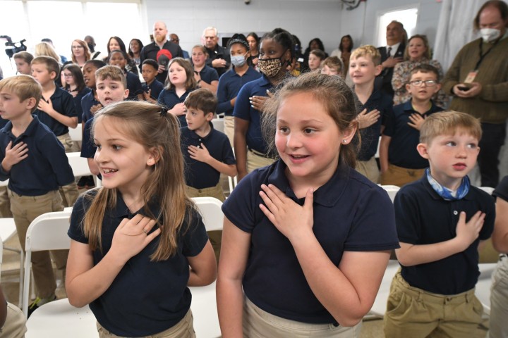 Slaughter students pledge
