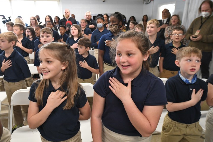 Slaughter students pledge