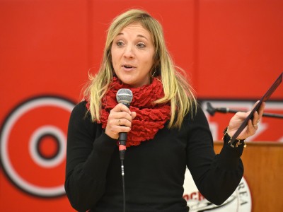 Slippery Rock 2017 Melanie Cole acceptance speech