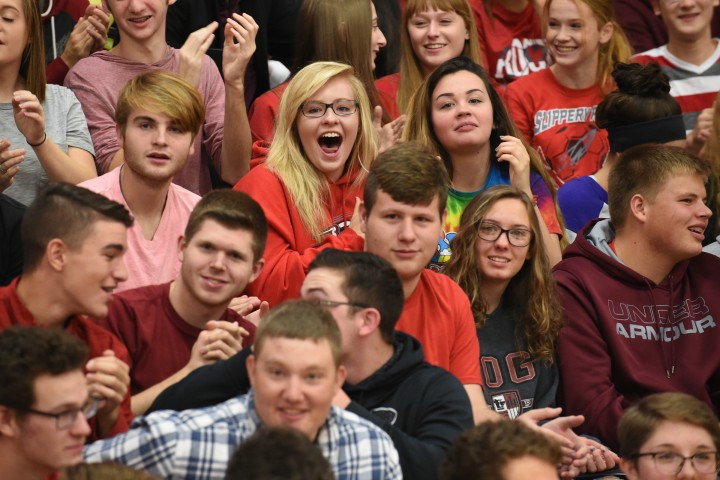 Slippery Rock 2017 students excited 3