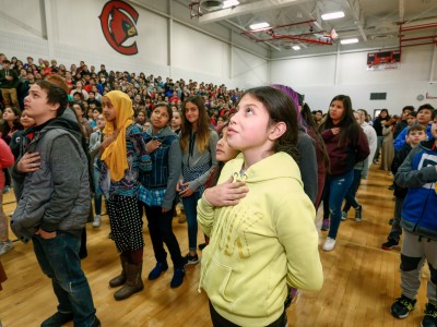 South Sioux City 2017 pledge of allegiance