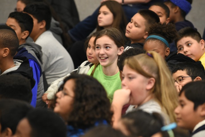 Suisun Elementary students wait to hear winner