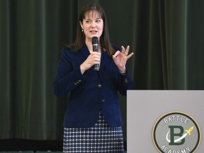 Tennessee commissioner Candice McQueen Battle Academy