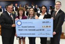 Texas 2018 Krystal Contreras check dignitaries