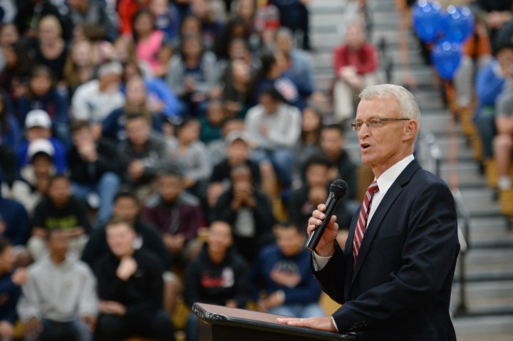 Vail Superintendent Calvin Baker