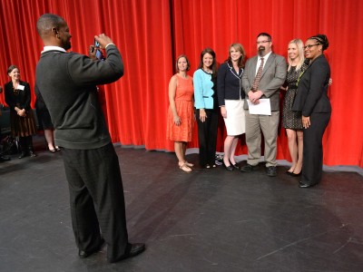 Veteran Milken Educators group photo Eric Patin