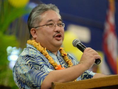 Waipahu High principal Keith Hayashi