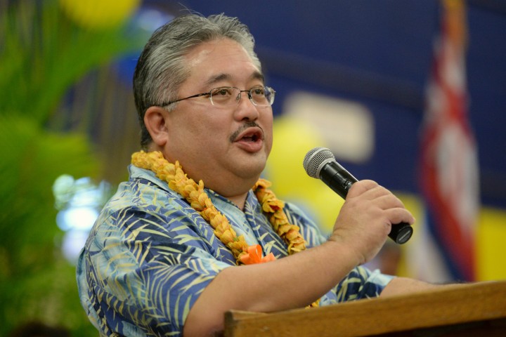 Waipahu High principal Keith Hayashi