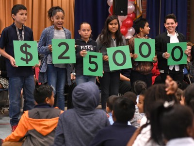 Washington Elementary students spell 25000 Bellflower