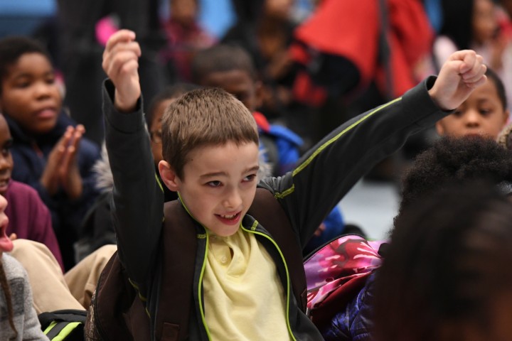 Weinland Park student excited