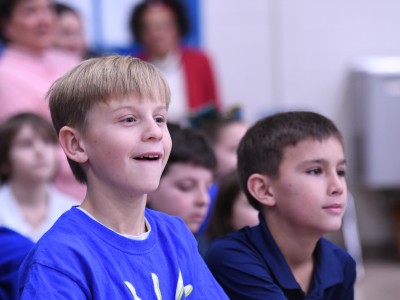 West Feliciana 2018 students listening