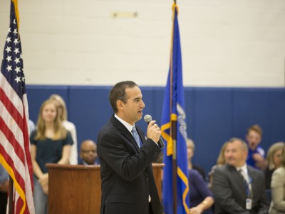 West Hartford 2017 Hall High principal Dan Zittoun