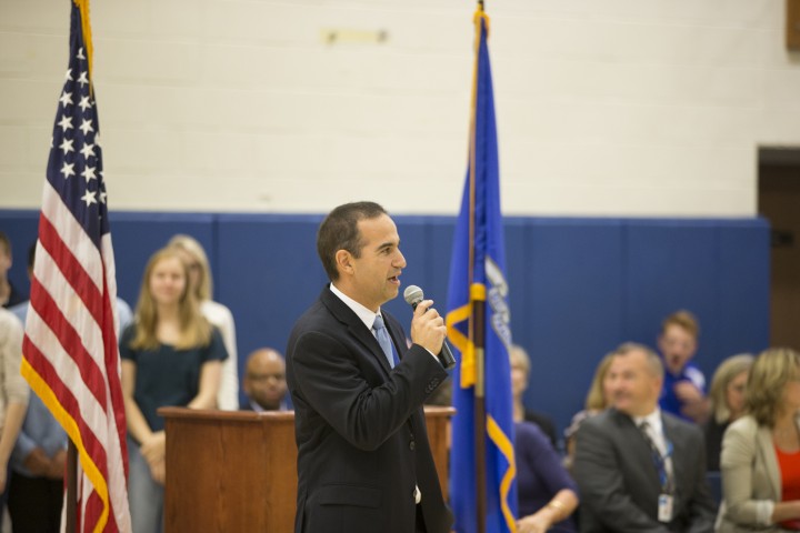 West Hartford 2017 Hall High principal Dan Zittoun