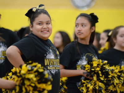 Whittier Middle spirit squad