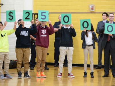 Whittier Middle students spell 25000