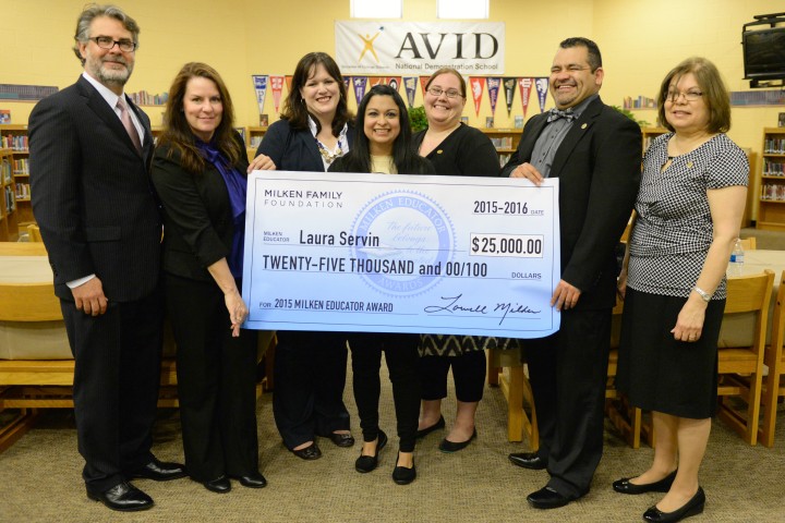 Whittier Middle veteran Milken Educators