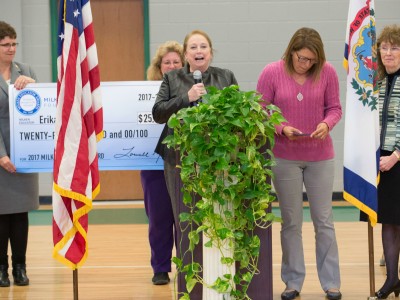Winfield 2017 First Lady congratulates Erika Klose