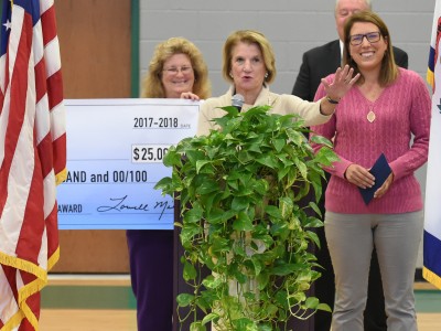 Winfield 2017 Shelley Moore Capito congratulates Erika Klose