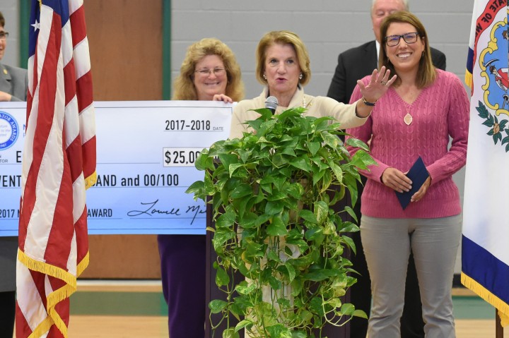 Winfield 2017 Shelley Moore Capito congratulates Erika Klose