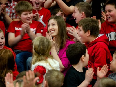 Wisconsin 2018 Sarah Compton reaction