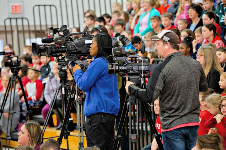 Wisconsin 2018 television cameras