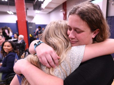 basis kelly maranchuck student hug