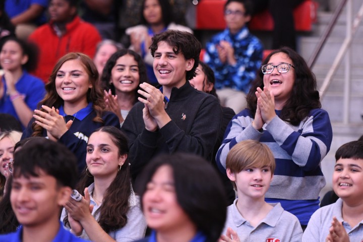 lisa garcia students cheering