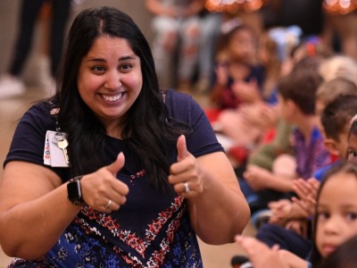 nhes olivia joseph thumbs up