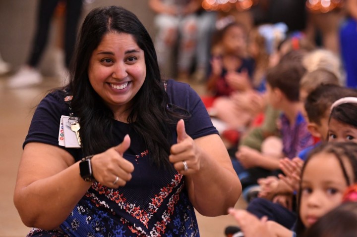 nhes olivia joseph thumbs up