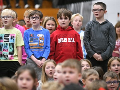 npes kayleigh fosnow students sing