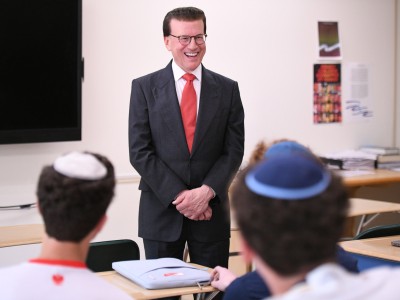 tls harry shontz lowell milken smiling