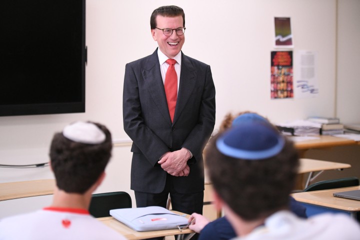 tls harry shontz lowell milken smiling