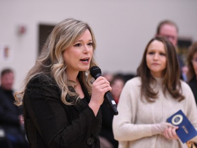 wes jill ridder snow congrats