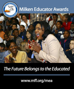 Milken Educator Award Presentation