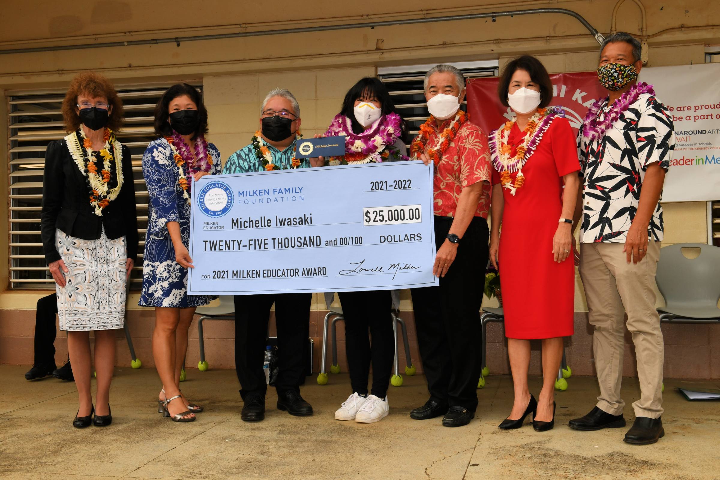 Michelle Iwasaki Wins HI Milken Award » Photos