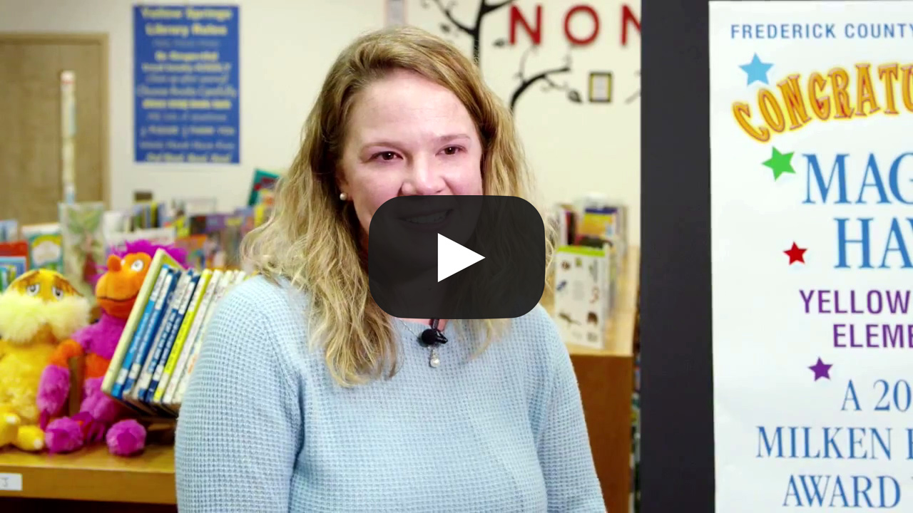 MD First Grade Teacher Maggie Hawk Surprised with 25,000 Milken Award