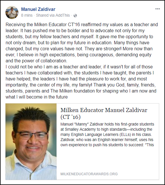 Manny Zaldivar 1 year anniverary ED