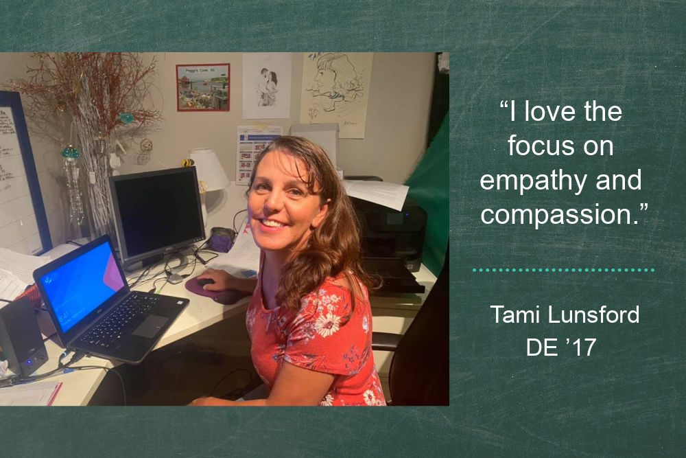 Tami Lunsford virtual teaching quote