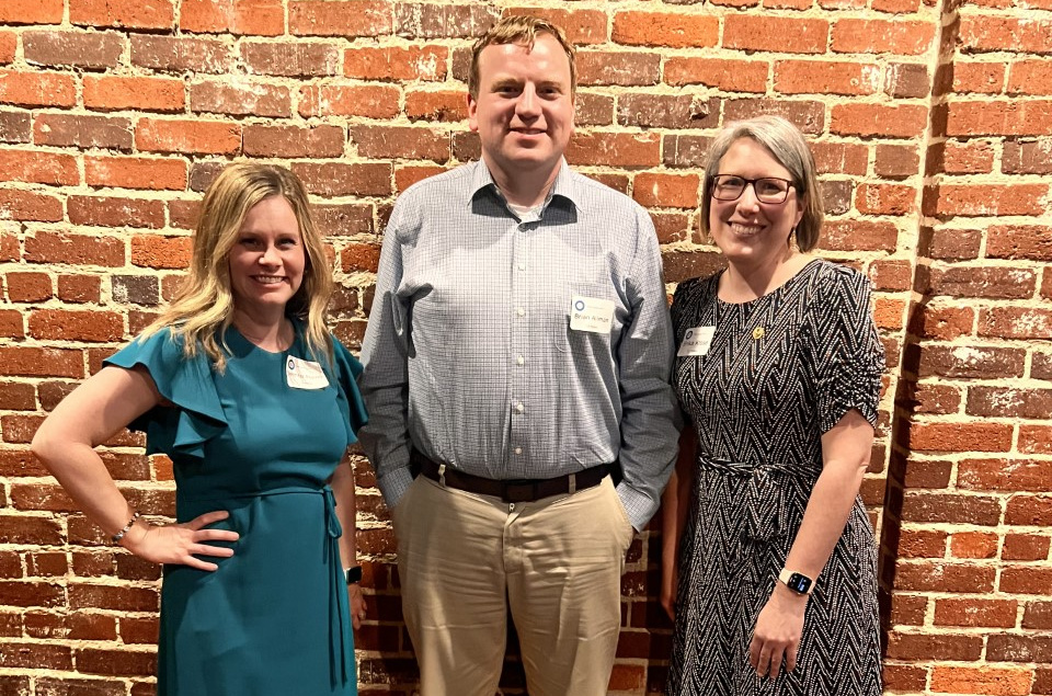 Three West Virginia Milken Educators standing together