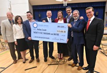 2018 Norman Hailey Couch check dignitaries
