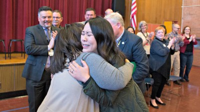 2018 Portland Janet Do hug Carmen Urbina